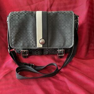 Coach Women's Monogrammed Voyager Shoulder Crossbody Messenger Bag